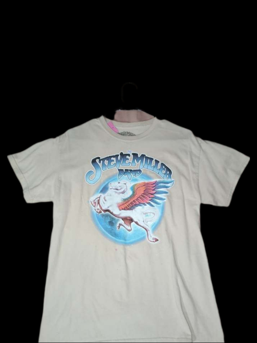 Steve Miller Band Graphic Tee by Goodie Two Sleeves - Cream with Black Print